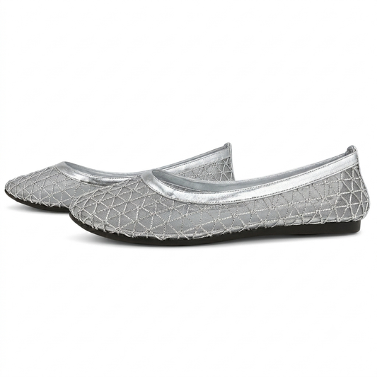 Silver Mesh Flat