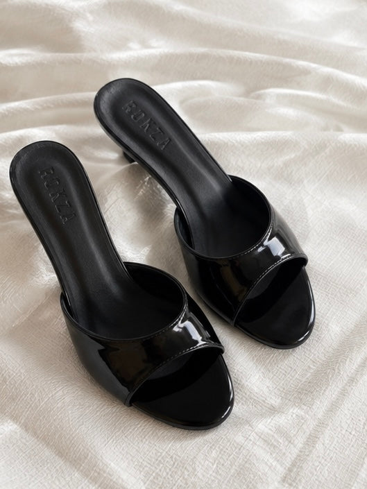 Luna Kitten Heels - Black