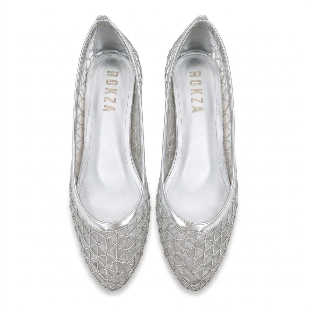 Silver Mesh Flat