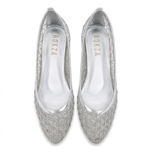 Silver Mesh Flat