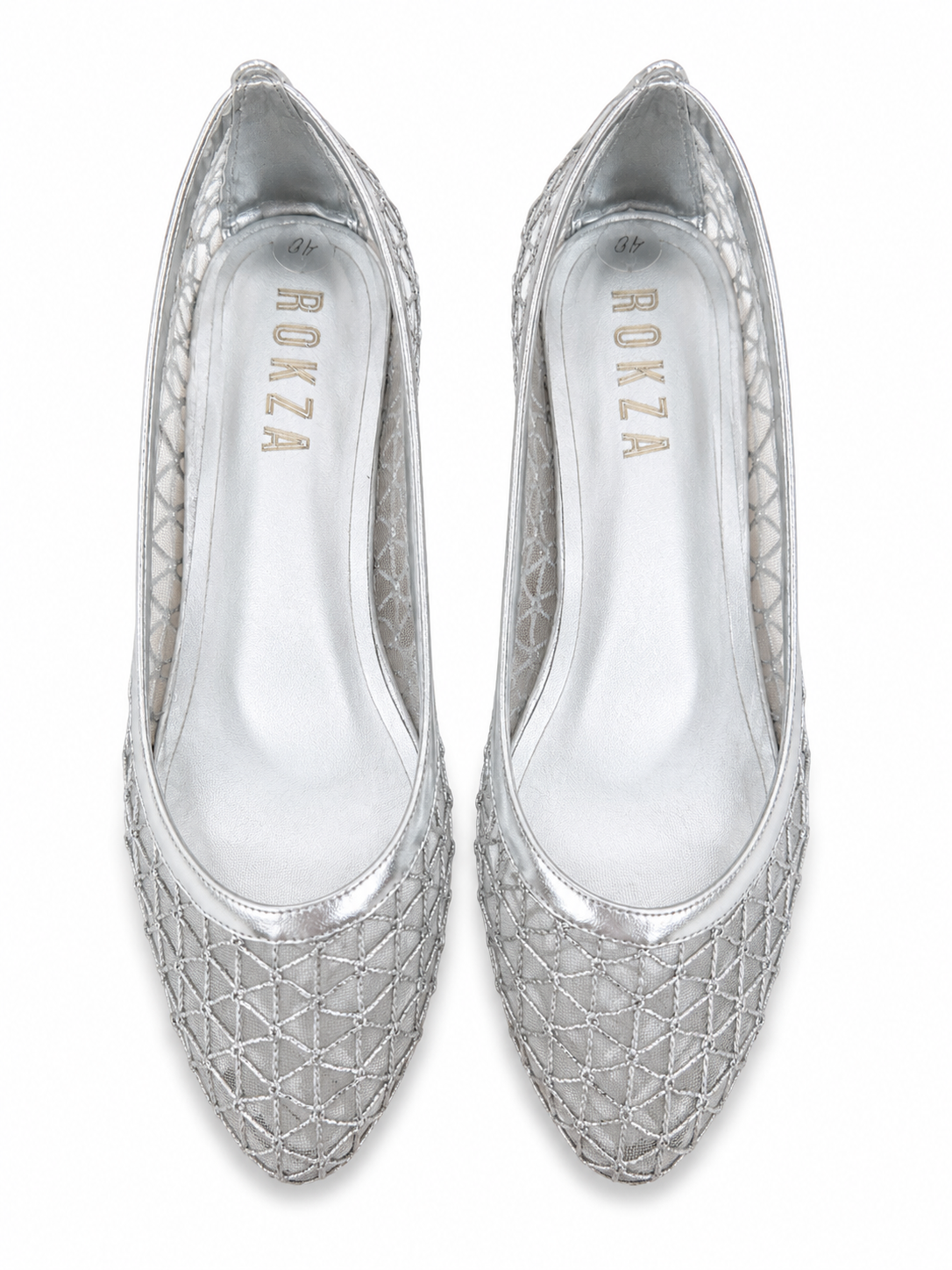 Silver Mesh Flat