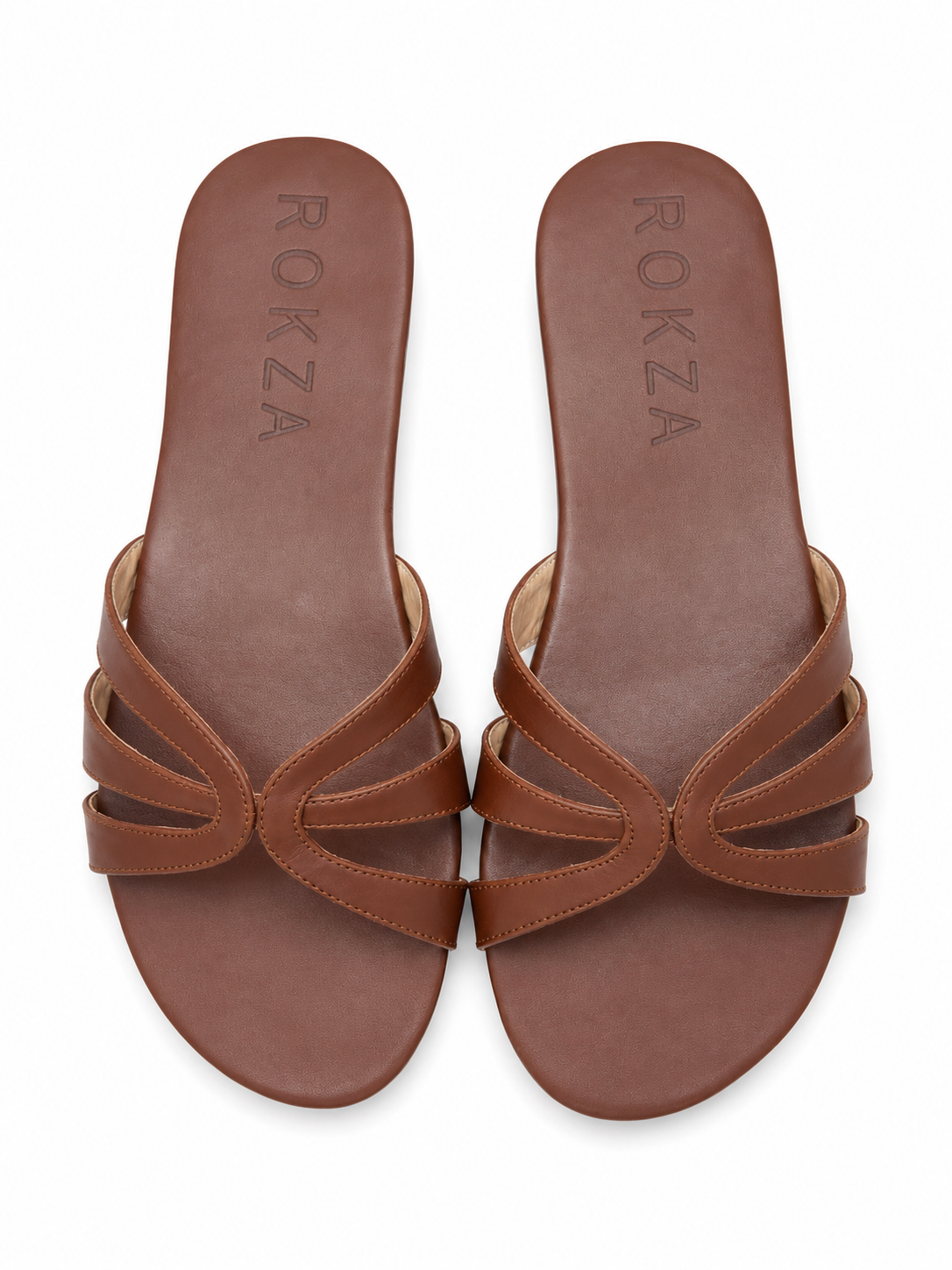 Caramel Cross Sandal