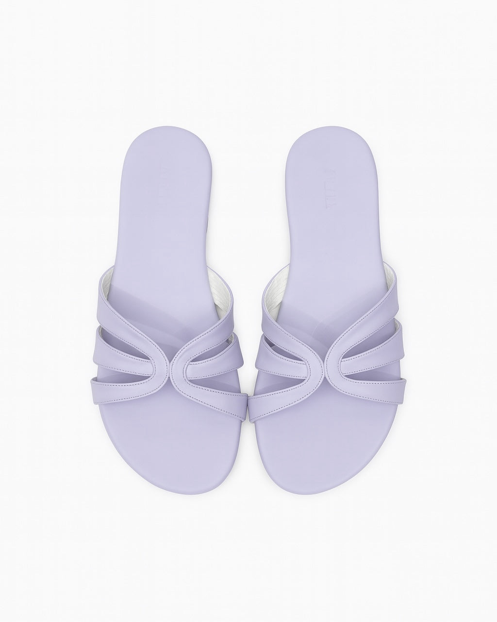 Lavender Curved cross sandal