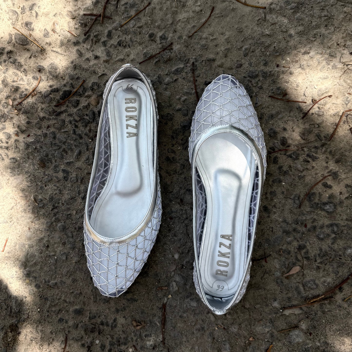 Silver Mesh Flat
