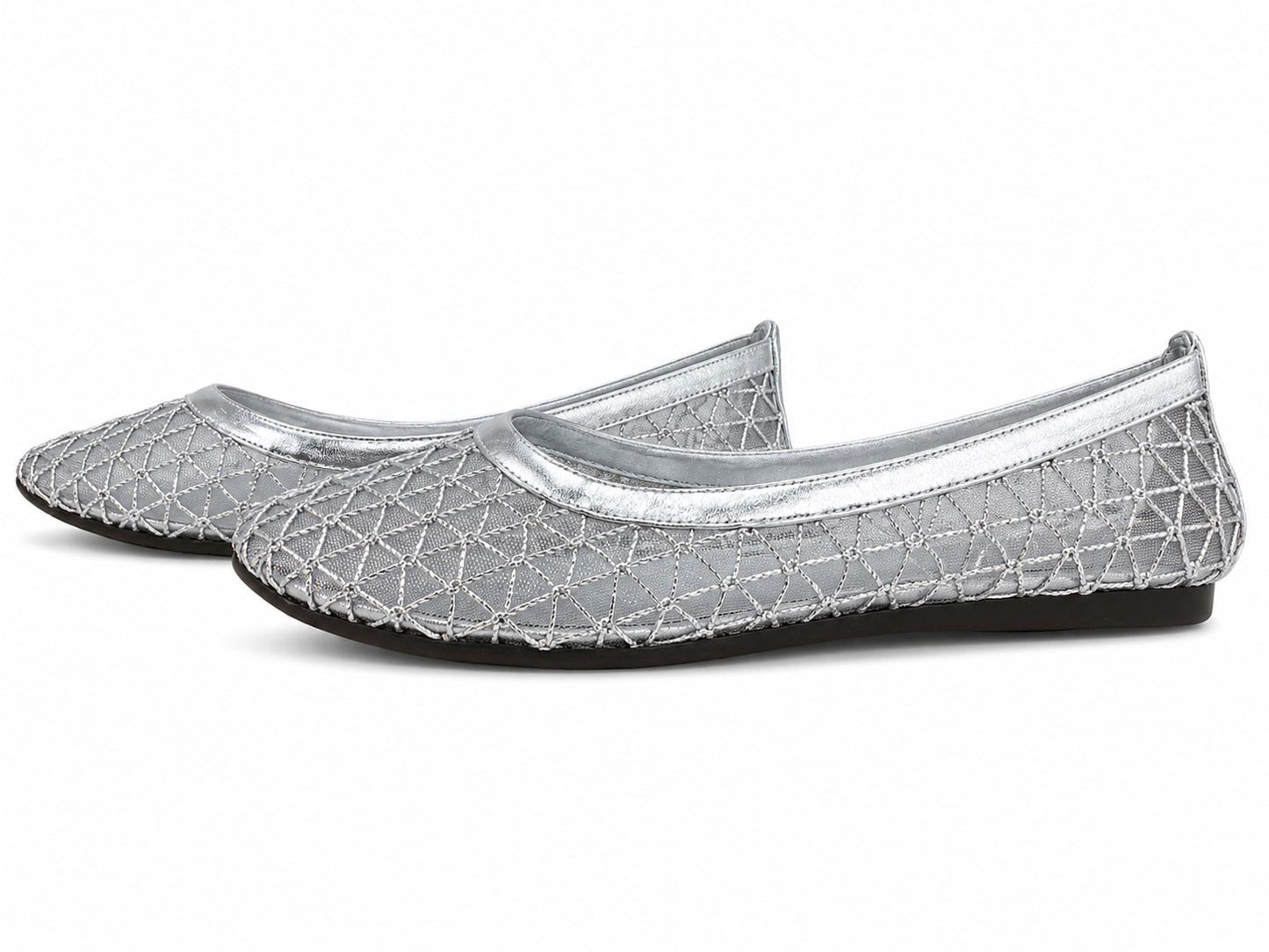 Silver Mesh Flat
