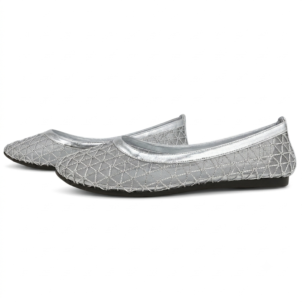 Silver Mesh Flat