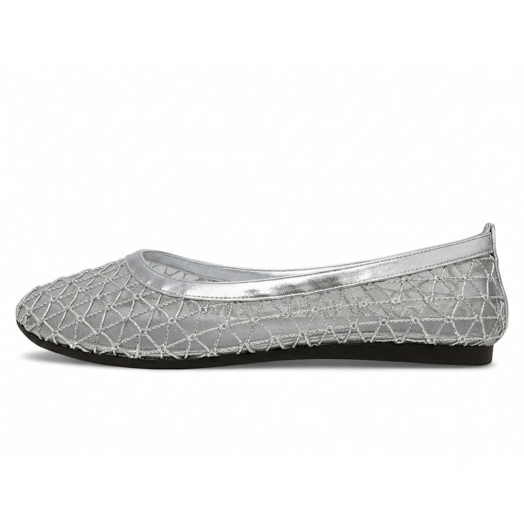 Silver Mesh Flat