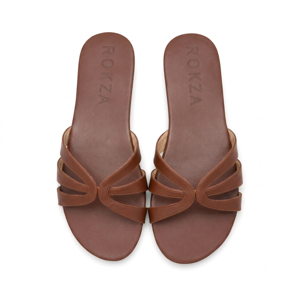 Caramel Cross Sandal