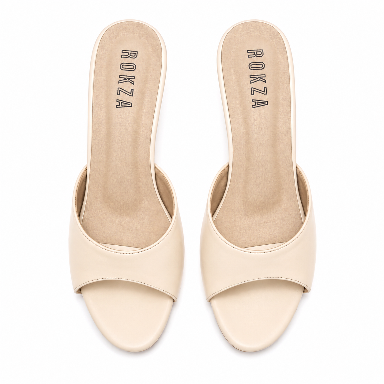 Luna Kitten Heels - cream